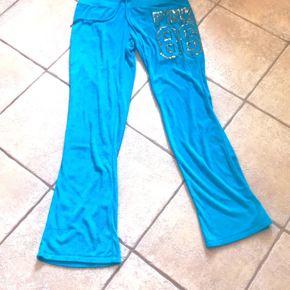 Vintage Vs Pink Victoria’s Secret rare y2k terry cloth turquoise set - Picture 5 of 12